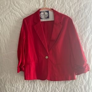 Chicos cotton blazer